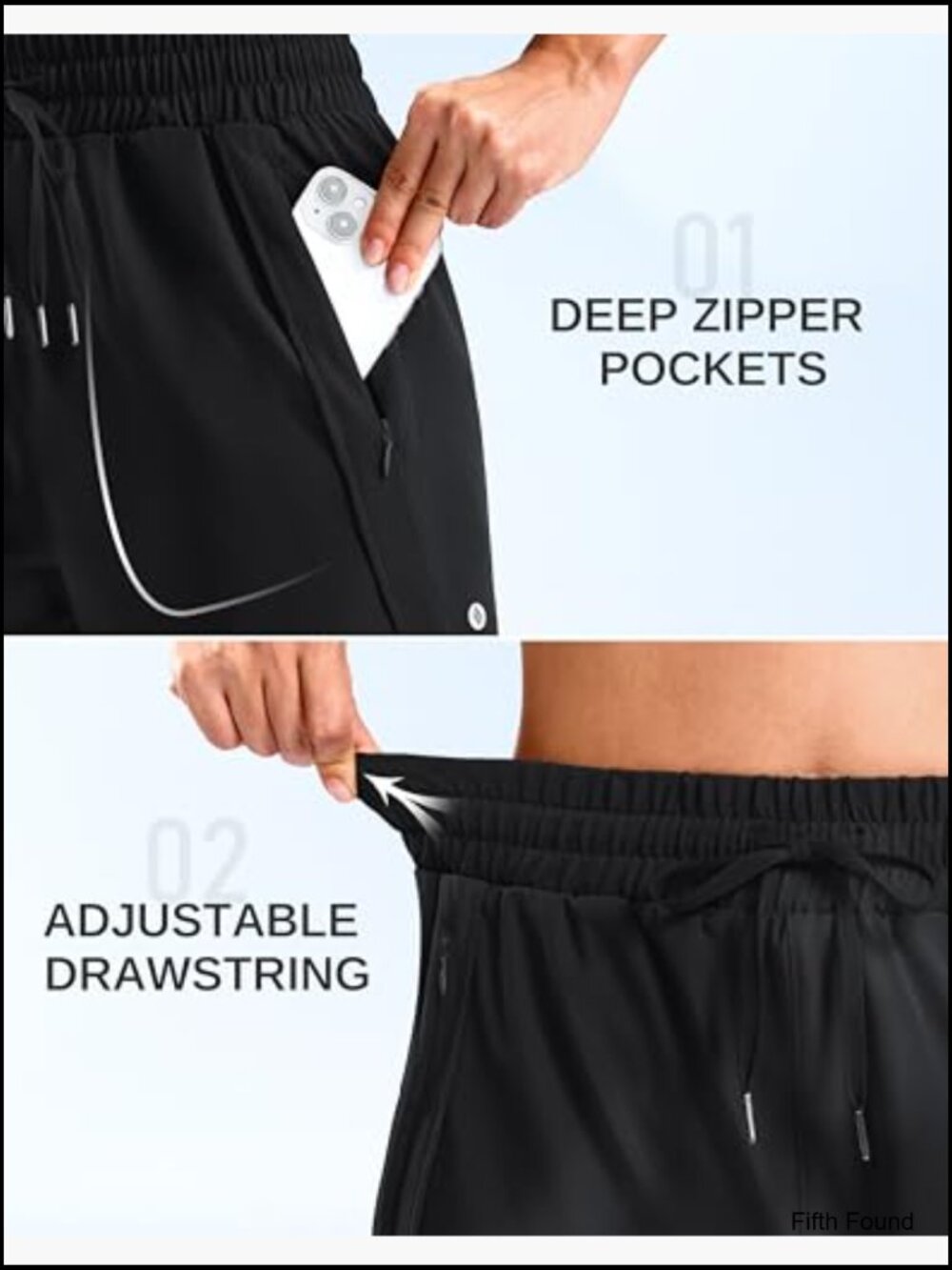 5" Running Shorts with Zipper Pockets Lightweight Quick Dry Athletic Shorts - Picture 5 of 7
